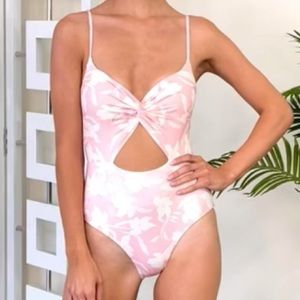 L*Space Kyslee Paradise Blooms Classic One Piece Swimsuit